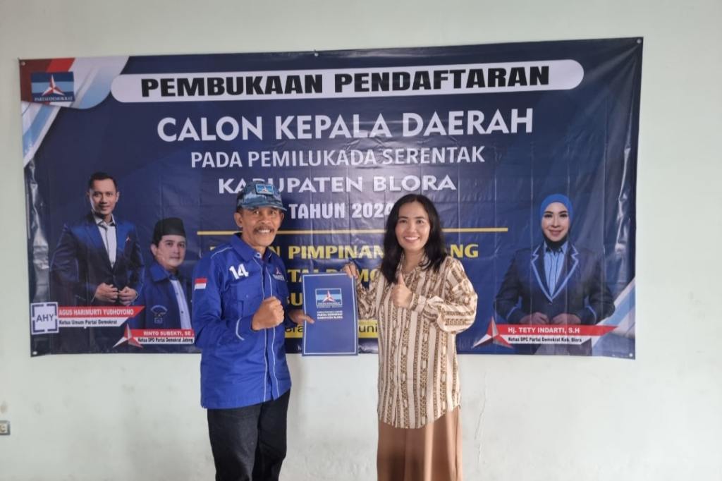 PARTAI DEMOKRAT BLORA BUKA PENDAFTARAN BAKAL CABUP CAWABUP, 4 NAMA AMBIL&nbsp;FORMULIR