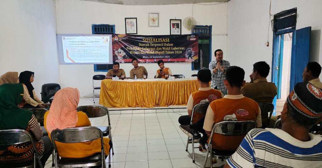 DONGKRAK PARTISIPASI PEMILIH PILKADA BLORA 2024, KPU BLORA SASAR DESA TERPENCIL